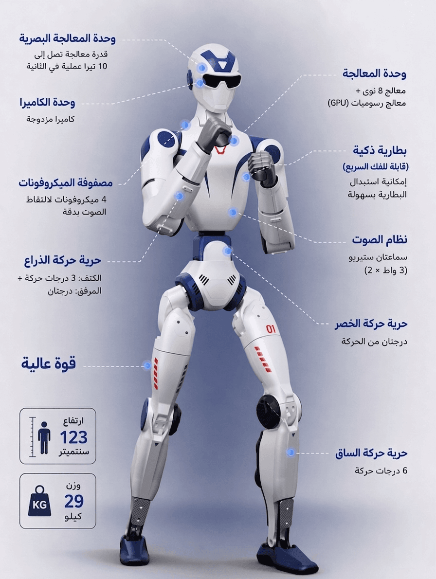 مكونات الروبوت